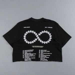 Darc Sport SHE NEXT OF KIN (CROPPED) PREMIUM TEE IN BLACK, size XSmall Brand New